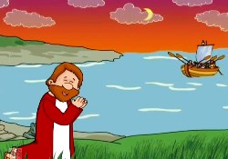 Розповіді Доброї Книги: Ісус ходить по воді